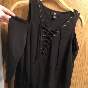 Cold shoulder blouse